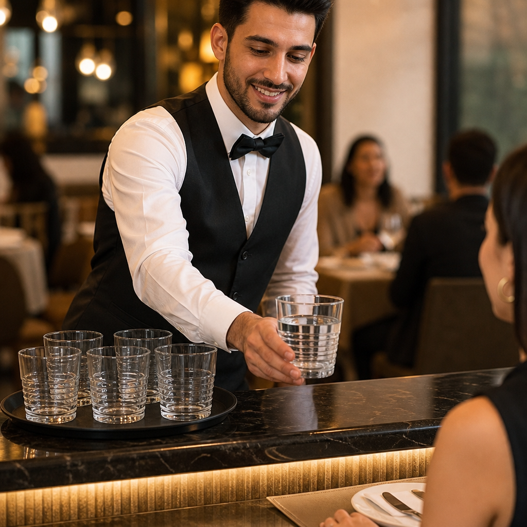 Clear Glass Tumblers 250ml for Busy Bars & Restaurants (Pack of 6)
