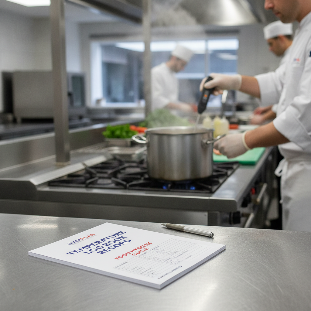 Paper Temperature Log Book for Professional Kitchens