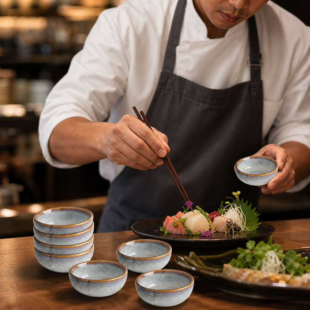 Drift Plain Dipping Dishes 39ml Porcelain for Restaurants (Pack of 8)