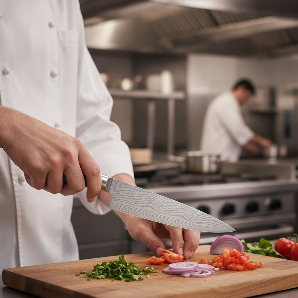 Stainless Steel Chef's Knife 20cm for Professional Use
