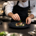 Ash Coupe Plates 205mm Porcelain for Fine Dining (Pack of 6)