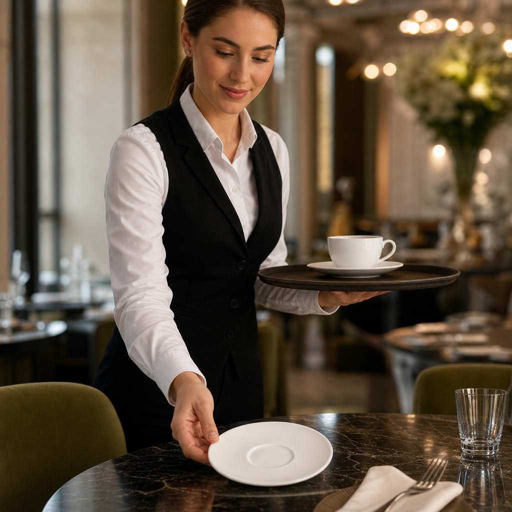 Saucers 145mm Bone China for Elegant Dining (Pack of 12)