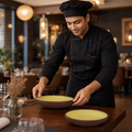 Deep Plates 220mm Vitrified Stoneware for Restaurant Dining (Pack of 12)