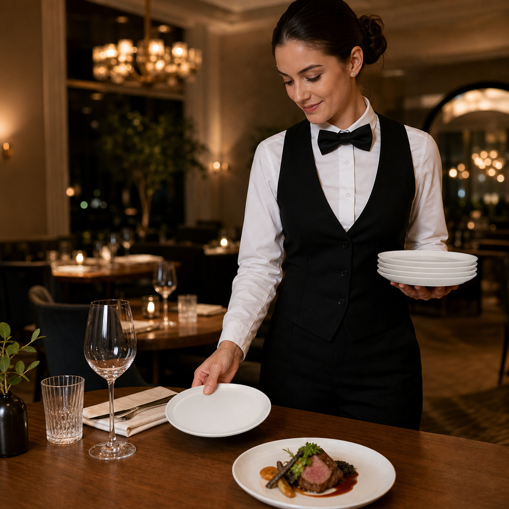 Round Trays 155mm Fine China for Upscale Dining (Pack of 12)