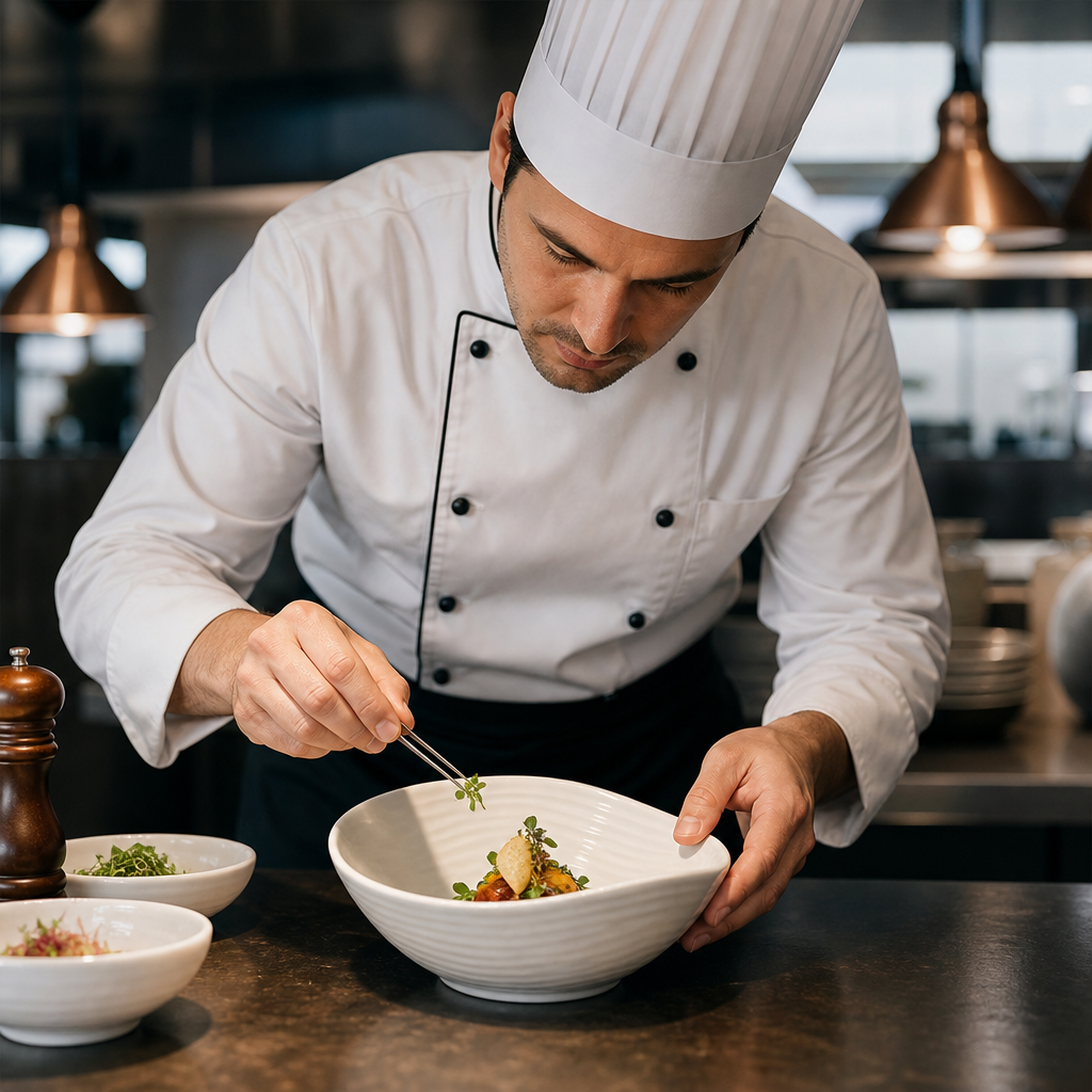 Alumina Tall Bowls 150mm Vitrified Ceramic for Fine Dining (Pack of 12)