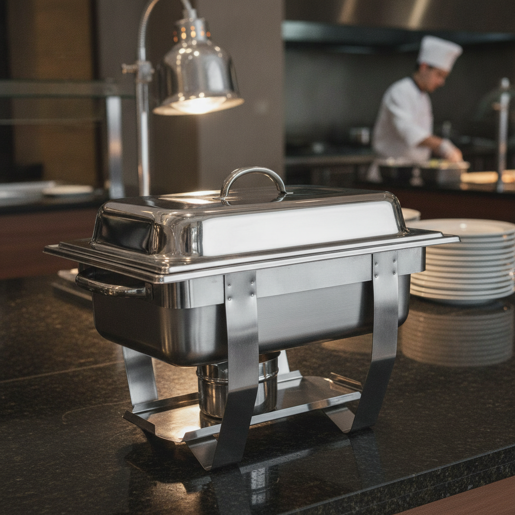 Stainless Steel Chafing Set 3.7L for Buffets & Catering