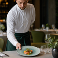 Coupe Plates 288mm Green Porcelain for Elegant Dining (Pack of 12)