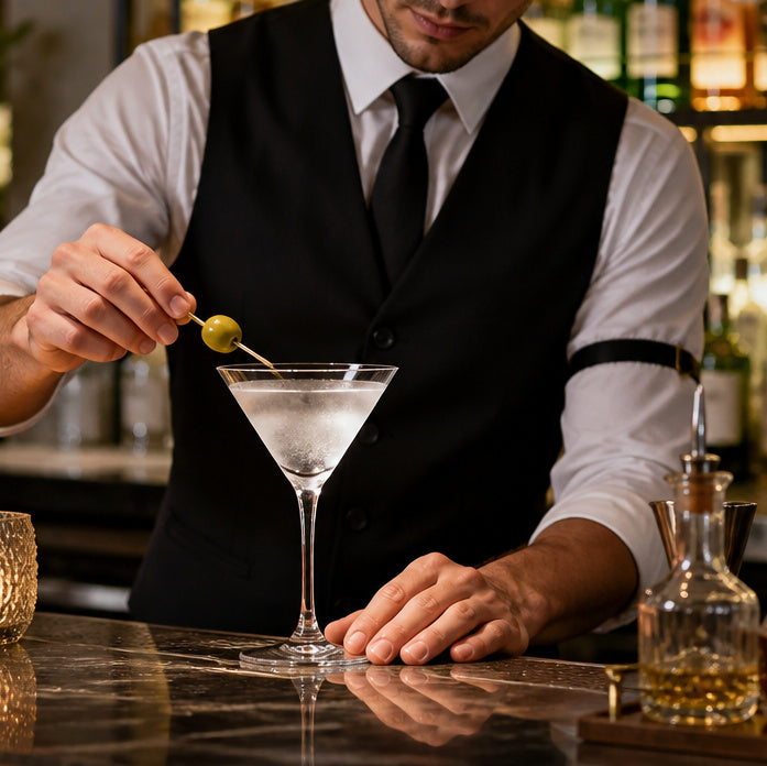 Lead-Free Crystal Martini Glasses 210ml for Bars & Restaurants (Pack of 6)