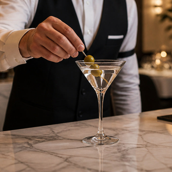 Glass Martini Glass 235ml for Bars & Restaurants (Pack of 12)