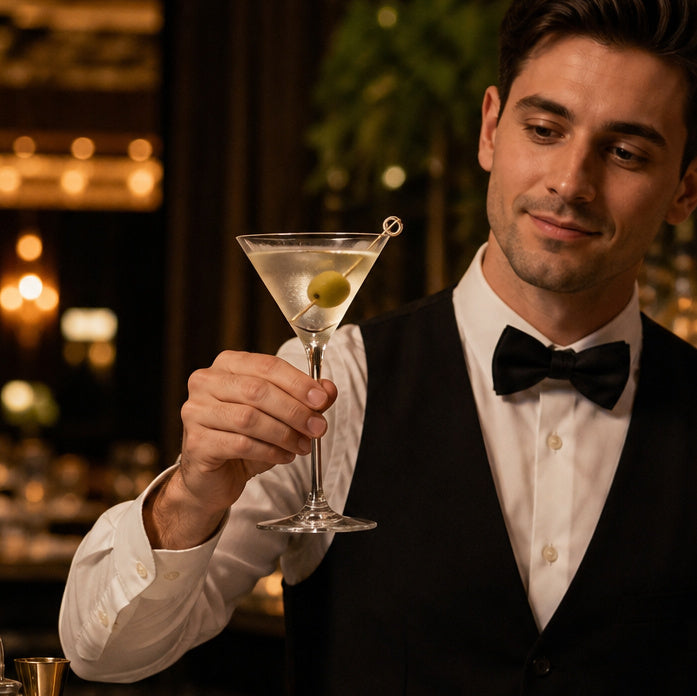 Glass Martini Glasses 190ml for Elegant Entertaining (Pack of 6)