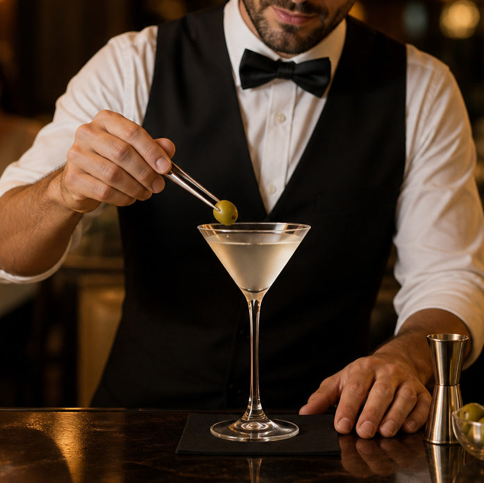 Glass Martini Glasses 190ml for Elegant Entertaining (Pack of 6)