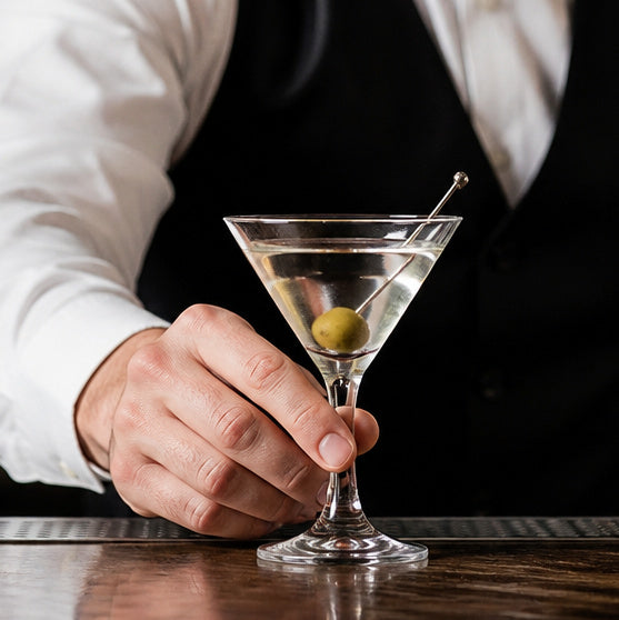 Soda Lime Mini Martini Glass 90ml for Professional Use (Pack of 12)