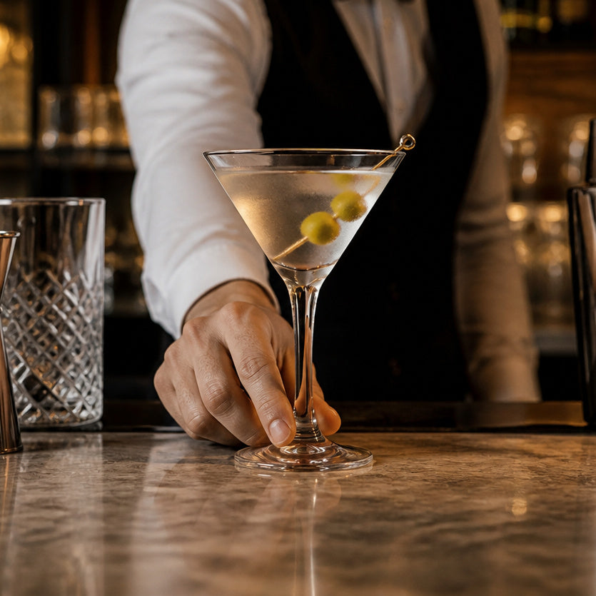 Soda Lime Martini Glass 210ml for Professional Use (Pack of 12)
