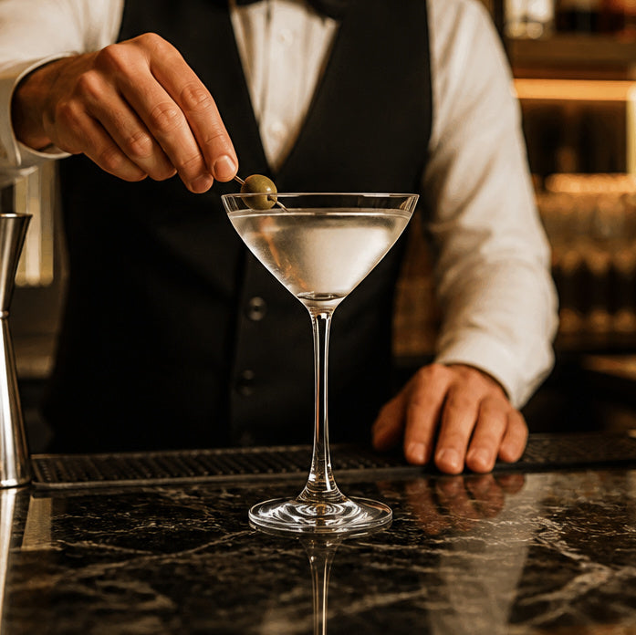 Crystal Glass Martini Coupe 210ml for Bars & Restaurants (Pack of 6)