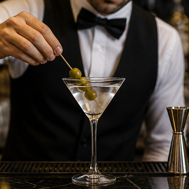 Crystal Clear Cocktail Martini Glasses 210ml for Professional Use (Pack of 12)