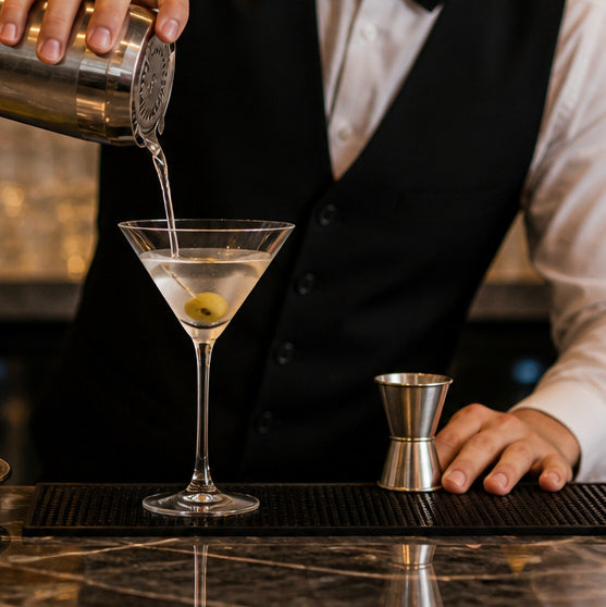 Glass Martini Glasses 250ml for Bars & Restaurants (Pack of 12)