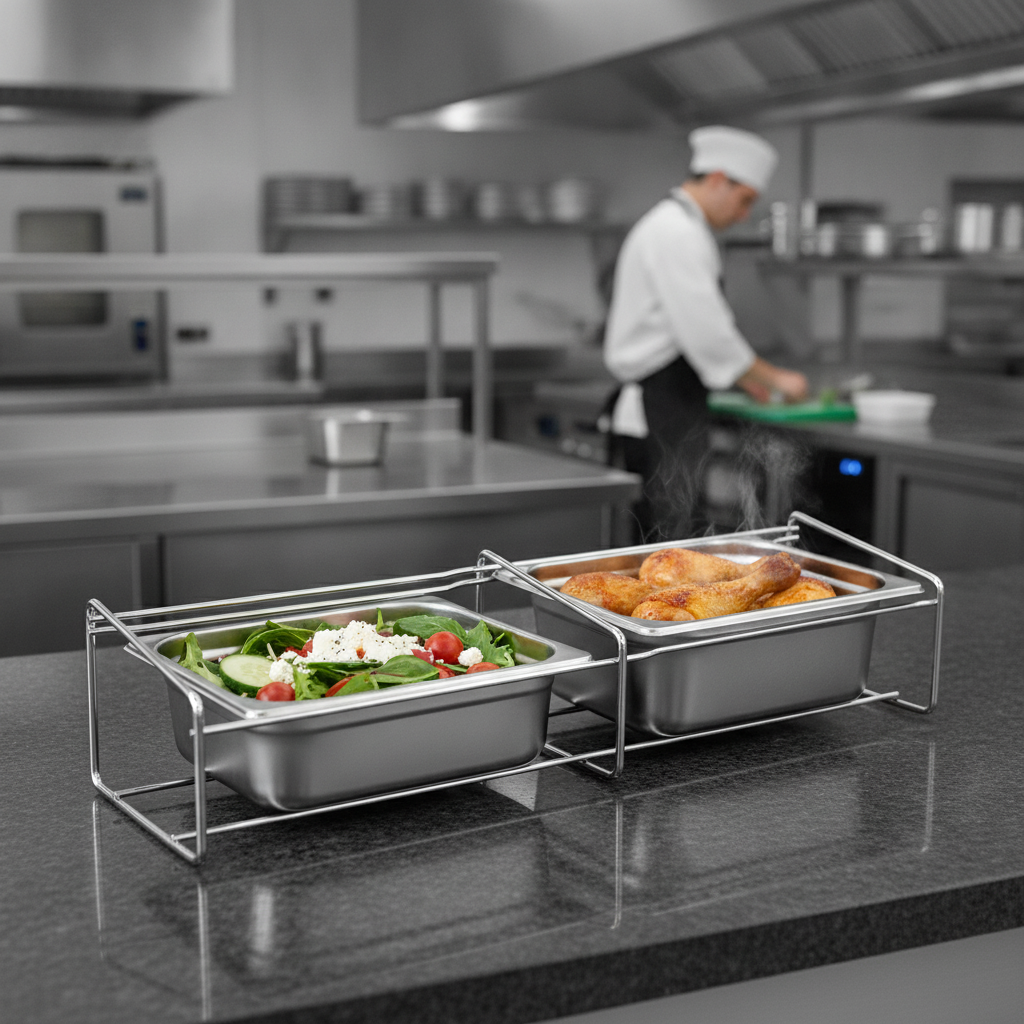 Stainless Steel Gastronorm Tray Stand for Food Storage