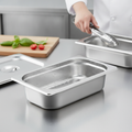201 Stainless Steel 1/4 Gastronorm Tray 65mm for Commercial Use