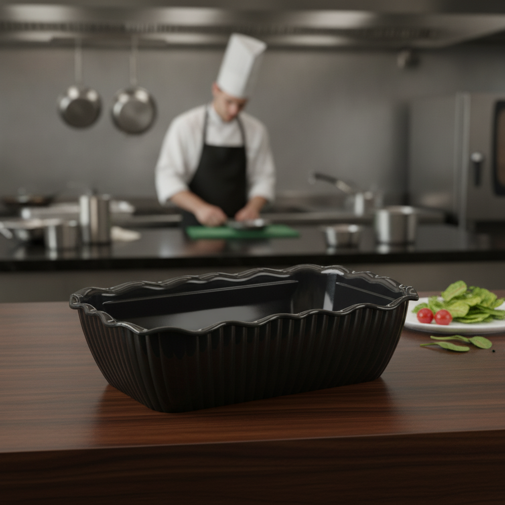 SAN Medium Salad Crock 2L for Food Display