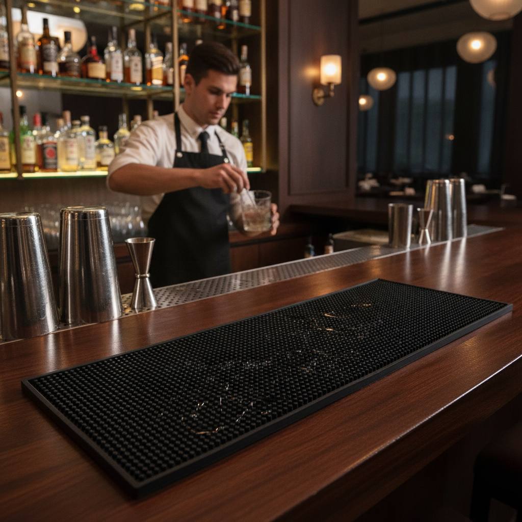 Thermoplastic Elastomer Bar Mat 200x610mm for Clean Bars