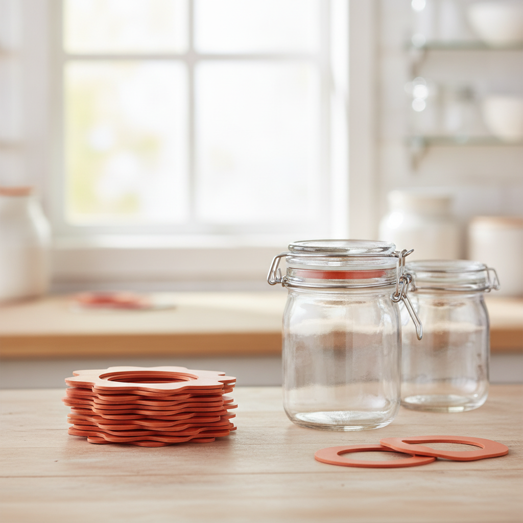 Rubber Washers for Weck Jars to Create Airtight Seal (Pack of 10)