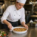 Porcelain Round Flan Dish 297mm for Restaurants & Canteens (Pack of 6)