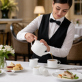 Oval Teapots 550ml Bone China for Elegant Serving (Pack of 6)