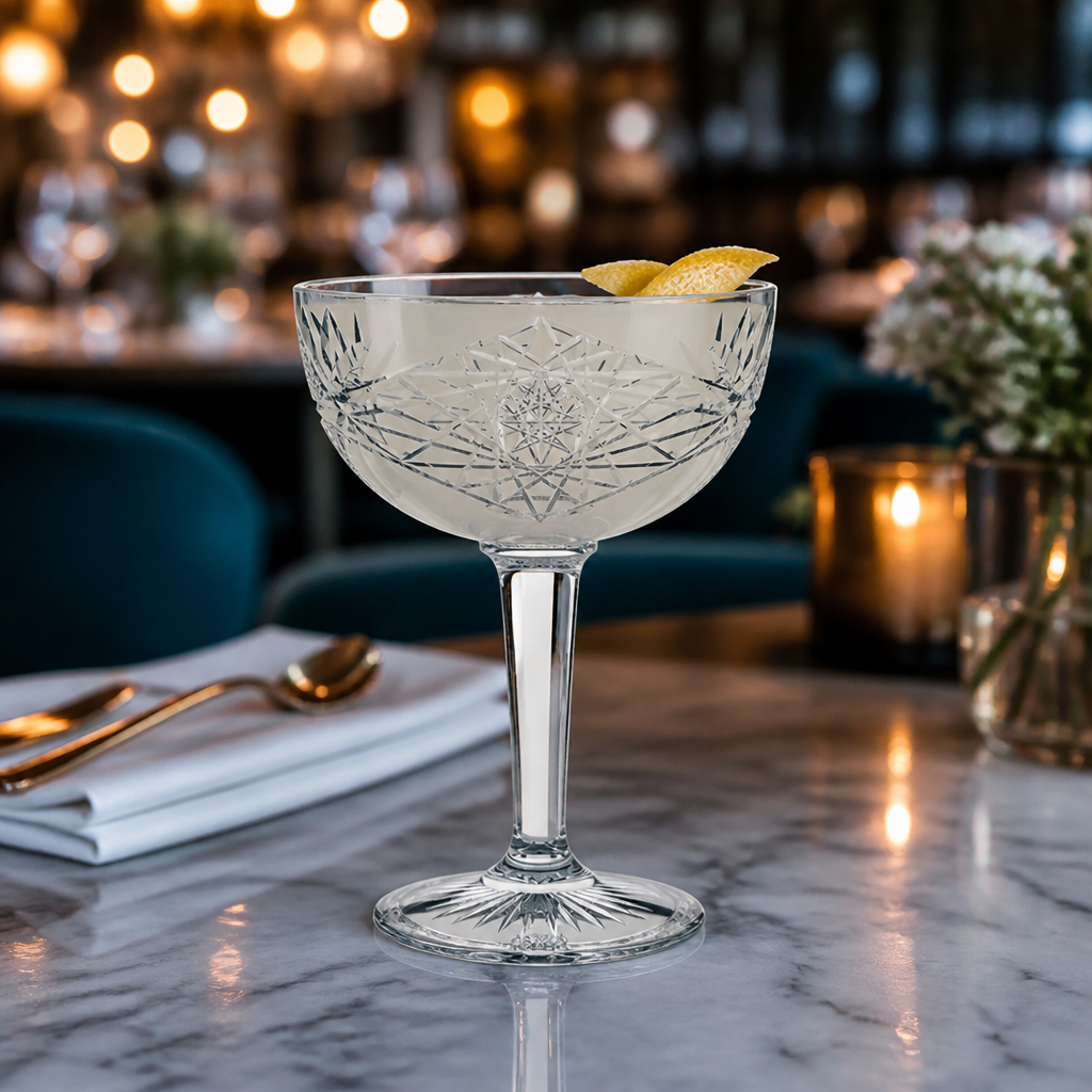 Glass Coupe Glasses 240ml for Bars & Restaurants (Pack of 6)