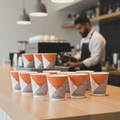 Paper Double Wall Coffee Cups 256ml for Catering (Pack of 925)