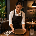 Starter Plates Reactive Glaze Stoneware for Hearty Dishes (Pack of 6)