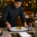 Oblong Plates 355mm Vitrified Ceramic for Dining (Pack of 6)