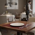 Recycled Paper Burgundy Tablemat 430x300mm for Dining (Pack of 250)