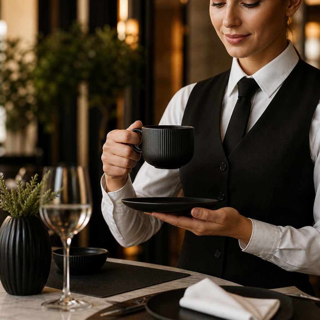 Low Cups 227.5ml Vitrified Porcelain for Upscale Dining (Pack of 12)