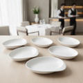 Porcelain Oval Dish 252mm for Catering Use (Pack of 6)