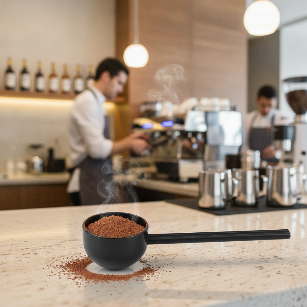 Plastic Hot Chocolate and Coffee Frappe Powder Scoop 20g for Cafés