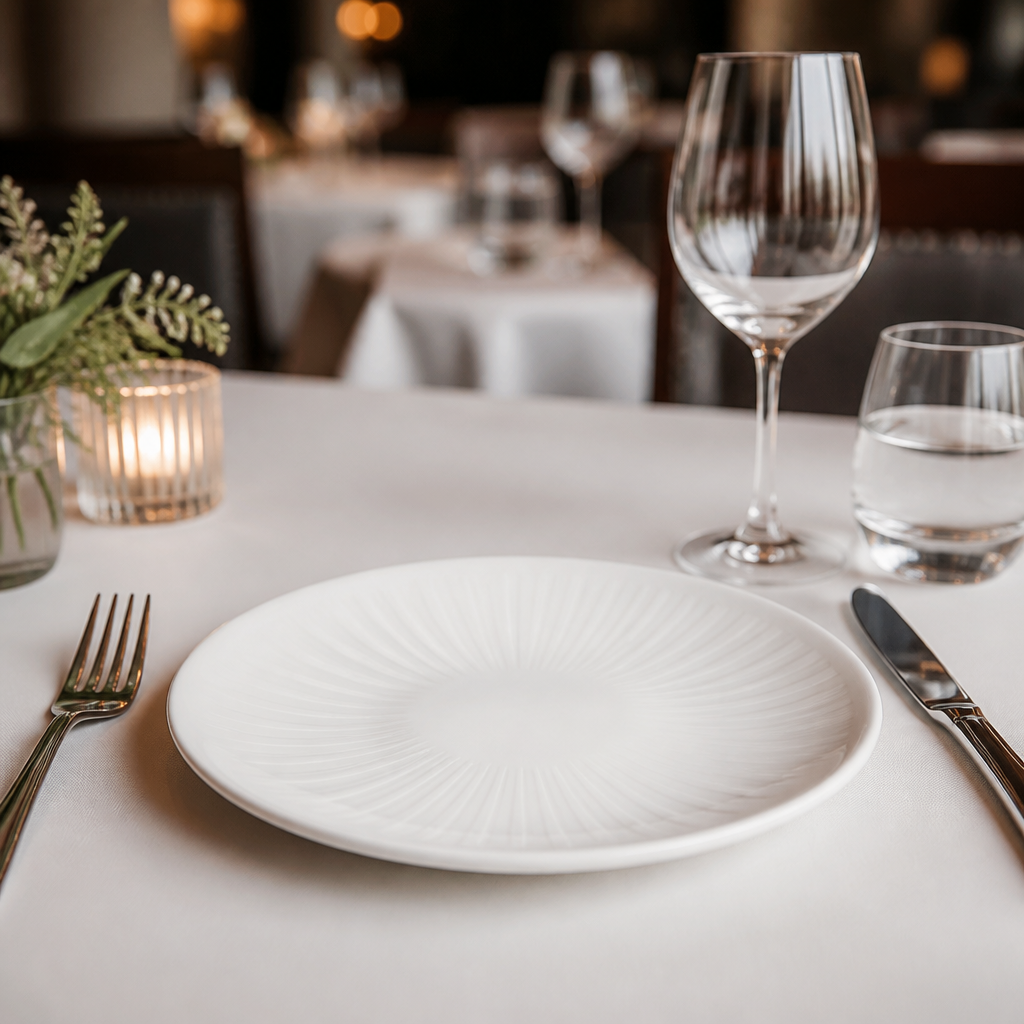 Coupe Plates 165mm White Ceramic for Dining Experiences (Pack of 12)