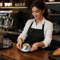 Espresso Saucers Black Vitrified Ceramic for Modern Hospitality (Pack of 12)