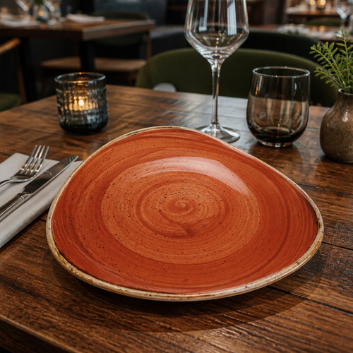 Bowls Spiced Orange Ceramic for Casual or Special Occasion Dining (Pack of 12)