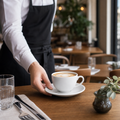 Cappuccino Saucers 180mm Porcelain for Cafés & Restaurants (Pack of 12)