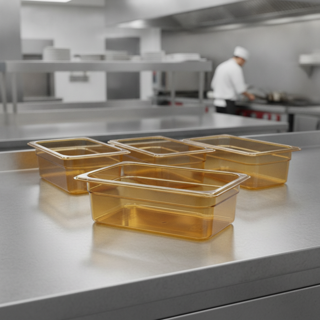 Polyethersulfone 1/3 Gastronorm Pan 100mm for Efficient Kitchens