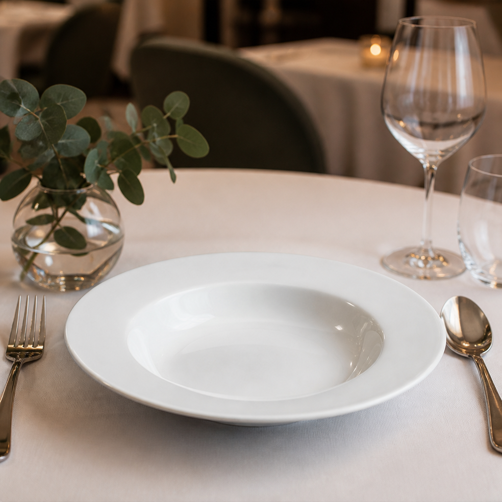 Whitehall Rimmed Bowls 218mm for Elegant Dining