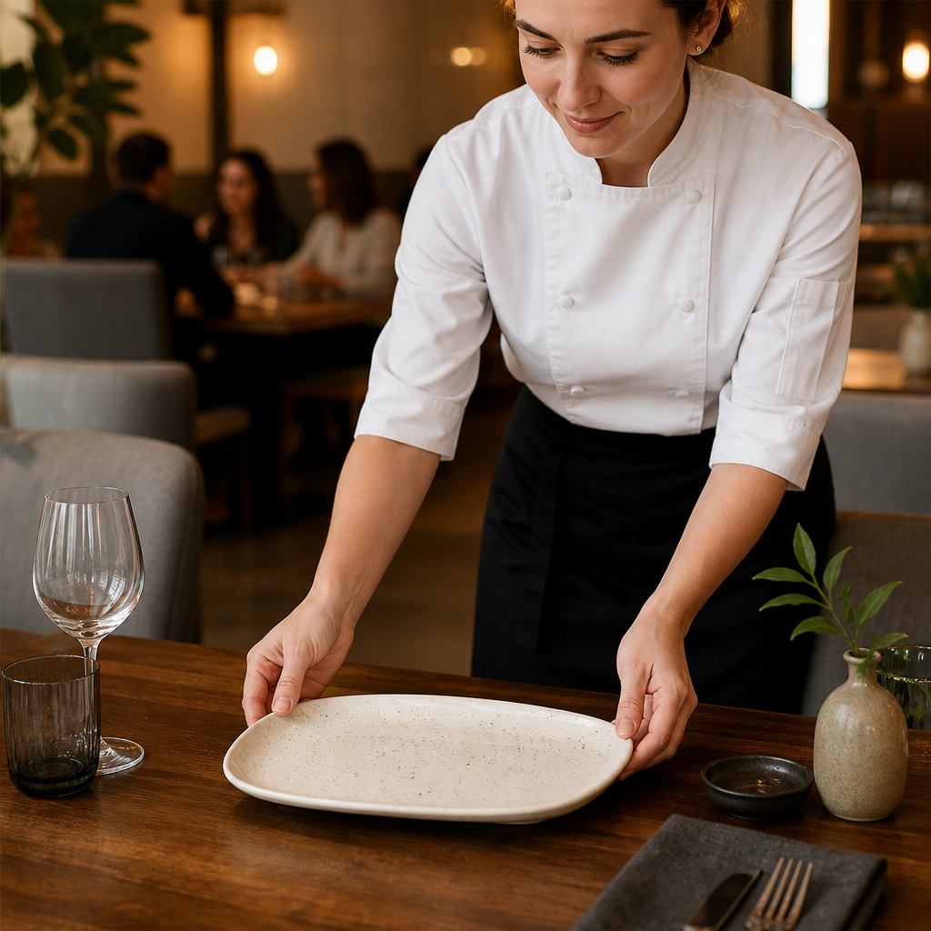 Platters 286mm Ceramic for Contemporary Table Settings (Pack of 6)