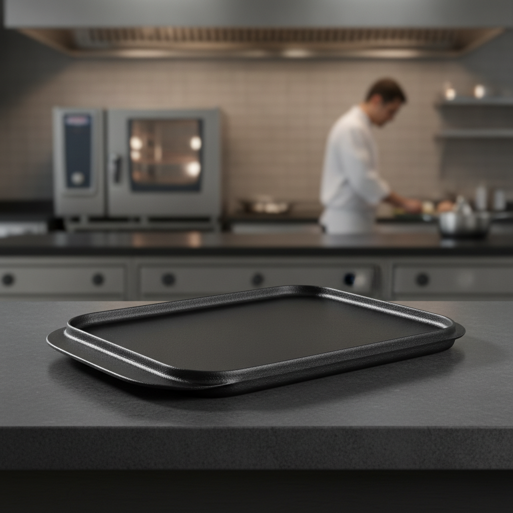 Cast Iron Reversible Double Griddle Pan 26cm for Versatile Cooking