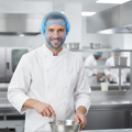 Polypropylene Beard Snood Light Blue for Food Preparation (Pack of 50)