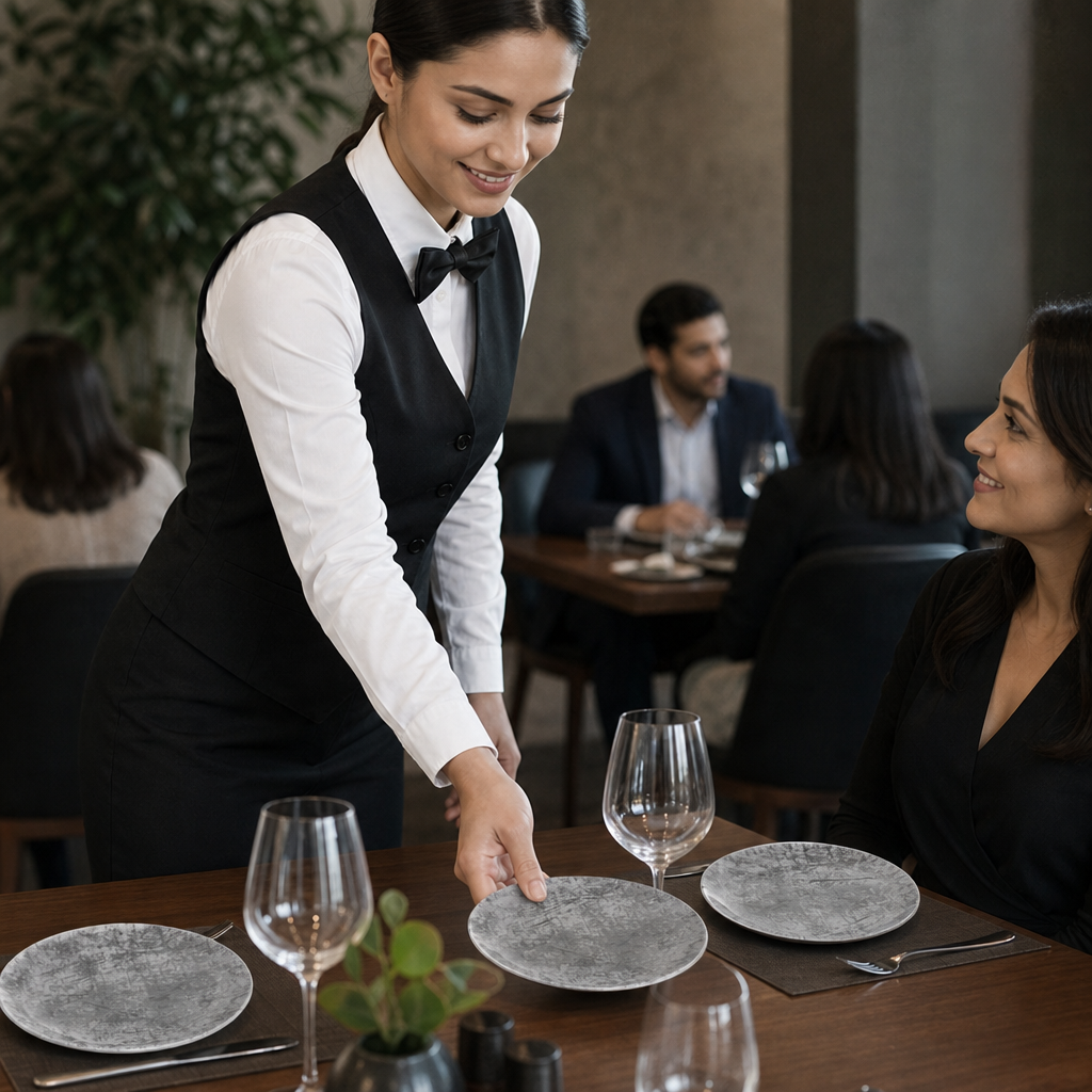Vitrified Plate 178mm China for Contemporary Dining (Pack of 12)