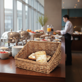 Wicker Bread Display Basket 510mm for Buffet & Breakfast Counters