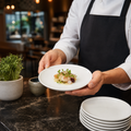 Coupe Plates 165mm White Vitrified Porcelain for Dining Experiences (Pack of 12)
