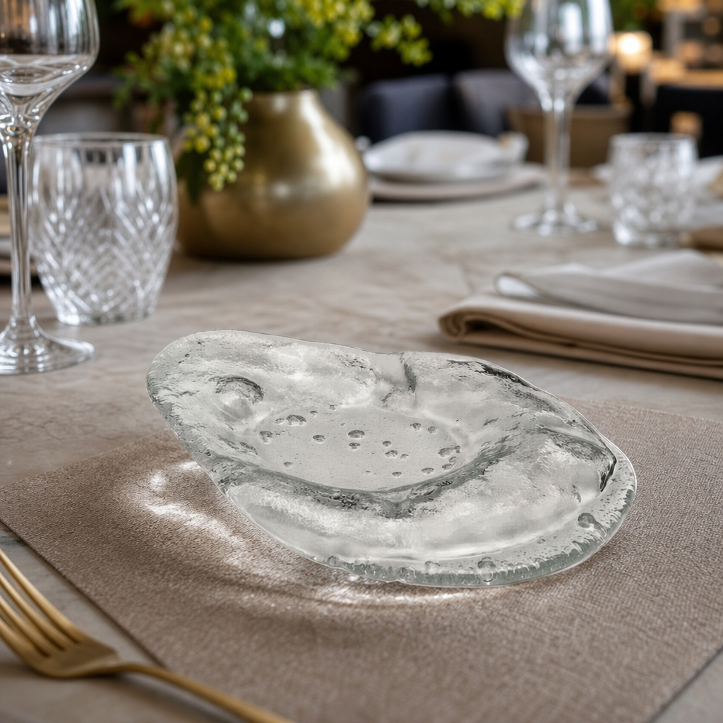 Venus Plates 120mm Glass for Elegant Table Settings (Pack of 12)
