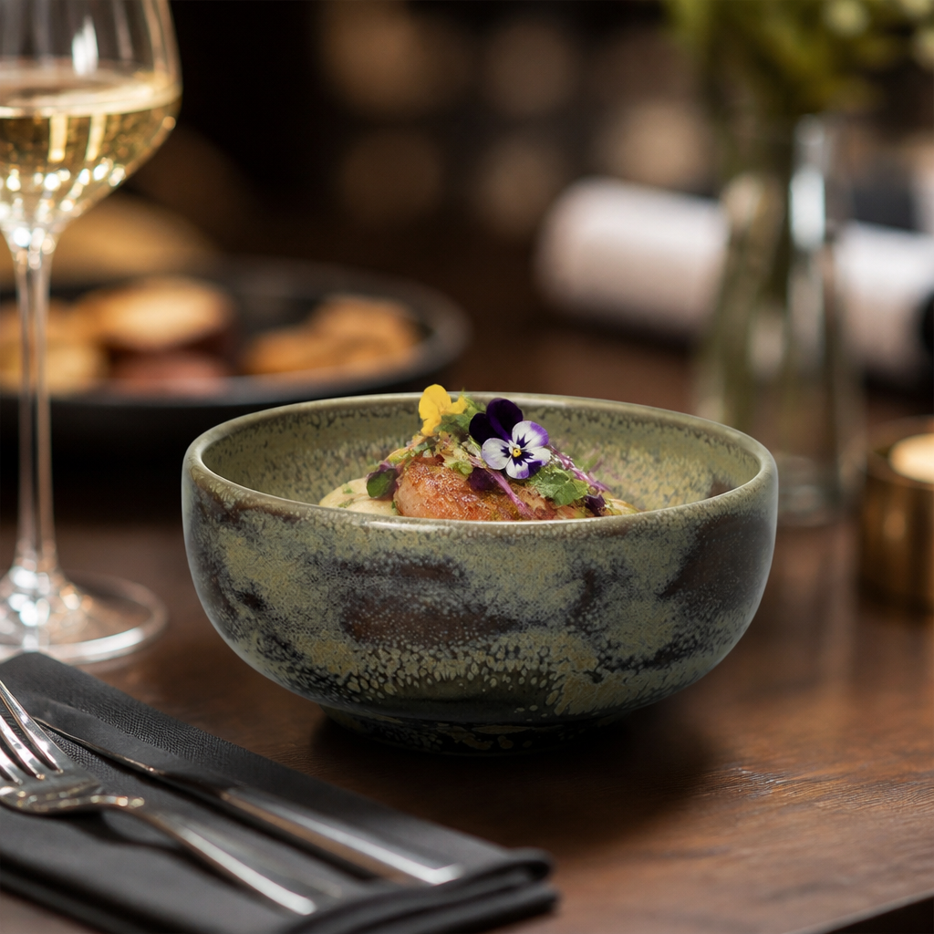 Aurora Granite Bowls 135mm for All Course Presentations