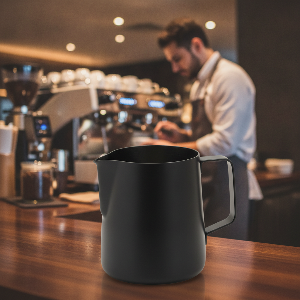 Stainless Steel Milk Pitcher 600ml for Baristas
